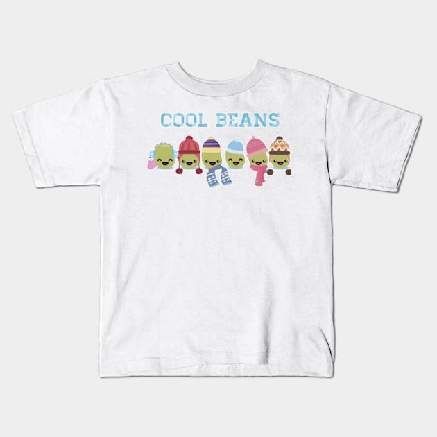 Cool Beans Kids T-Shirt by marisaj4488